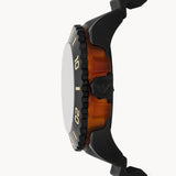 Emporio Armani Three-Hand Date Black Polyurethane Band Men's Watch | AR11539 | Time Watch Specialists