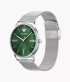 Emporio Armani Three-Hand Date Stainless Steel Mesh Men's Watch | AR11578 | Time Watch Specialists