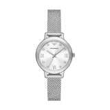 Emporio Armani Three-Hand Stainless Steel Mesh Woman's Watch | AR11584 | Time Watch Specialists