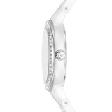Emporio Armani Three-Hand White Ceramic Woman's Watch | AR70013 | Time Watch Specialists