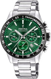 Festina Analog Green Dial Stainless Steel Men's Watch | F20560/4 | Time Watch Specialists