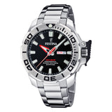 Festina Black Dial Stainless Steel Men's Watch | F20665/4 | Time Watch Specialists