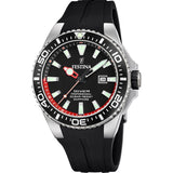 Festina Black Rubber Men's Black Divers Watch | F20664/3 | Time Watch Specialists