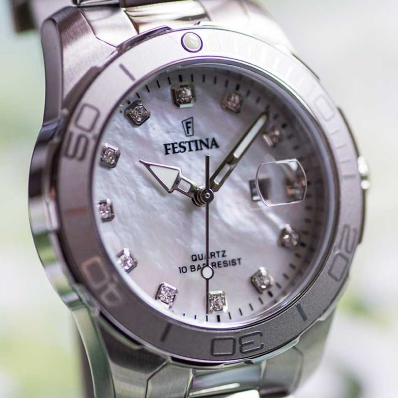 Festina Boyfriend Stainless Steel Woman's Watch | F20503/1 | Time Watch Specialists