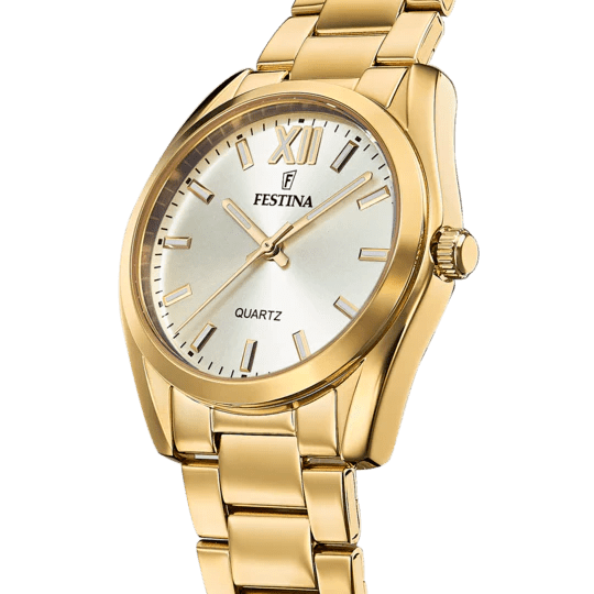 Festina Champagne Stainless Steel Woman's Watch | F20640/1