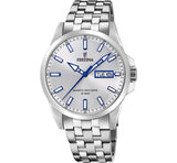 Festina Festina Acero Clasic Silver Stainless Steel Men's Dress Watch | F20357/1 | Time Watch Specialists