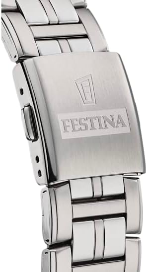 Buy Festina Multifunction Black Dial Stainless Steel Men's Watch | F20445/3  | Time Watch Specialists