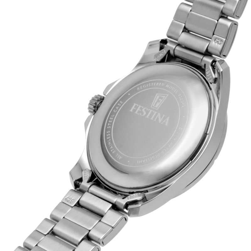 Festina Silver Quartz Woman's Watch | F20593/1 | Time Watch Specialists
