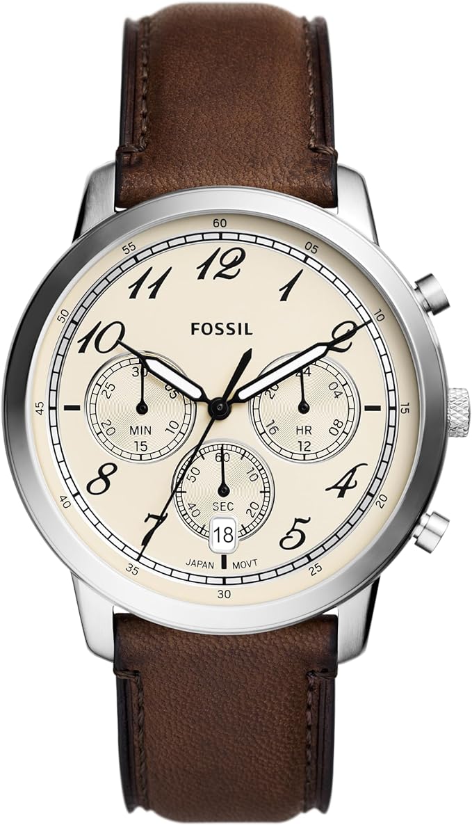 Fossil Arabic Chronograph Stainless Steel Men's Watch | FS6022 | Time Watch Specialists