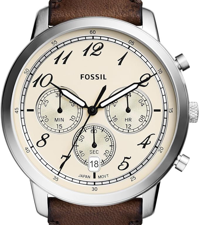 Fossil Arabic Chronograph Stainless Steel Men's Watch | FS6022 | Time Watch Specialists