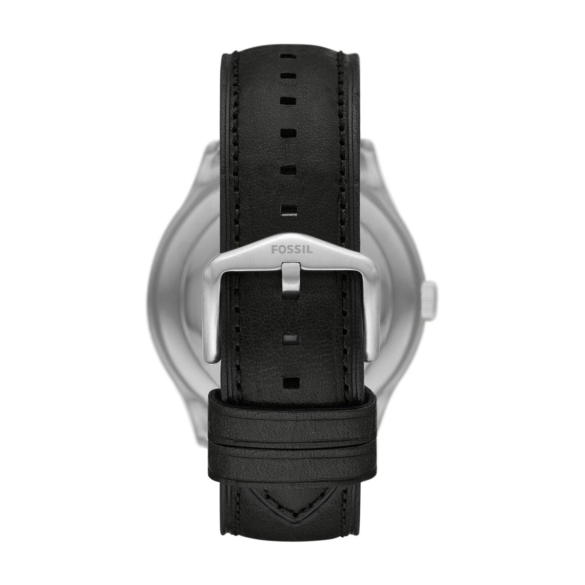 Fossil ARC-02 Multifunction Black Croco Leather Watch - FS802 | Time Watch Specialists