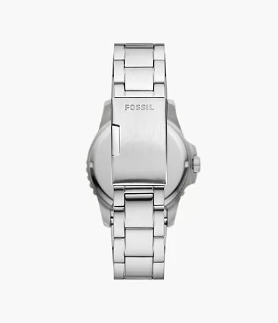 Fossil Blue Dive Three-Hand Date Stainless Steel Men's Watch | FS6033 | Time Watch Specialists