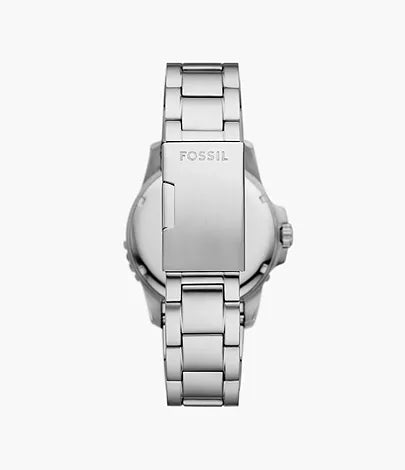Fossil Blue Dive Three-Hand Date Stainless Steel Men's Watch | FS6050 | Time Watch Specialists