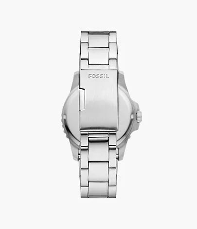 Fossil Blue Dive Three-Hand Date Stainless Steel Watch | FS6038 | Time Watch Specialists