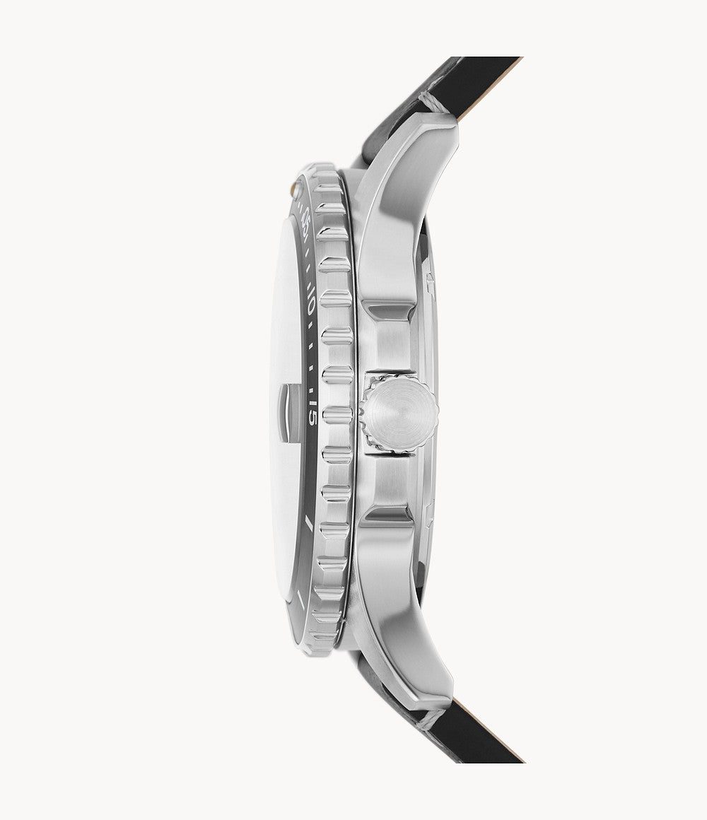 Fossil Blue Quartz Stainless Steel Dive-Inspired Casual Men's Watch | FS5960 | Time Watch Specialists