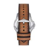 Fossil Blue Three-Hand Date Tan Eco Leather Men's Watch| FS5946 | Time Watch Specialists