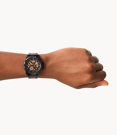 Fossil Bronson Automatic Brown Leather Men's Watch | ME3219 | TIME Watches