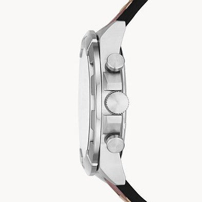 Fossil Bronson Chronograph Brown Eco Leather Men's Watch | FS5898 | Time Watch Specialists