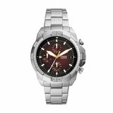 Fossil Bronson Chronograph Stainless Steel Men's Watch | FS5878 | Time Watch Specialists