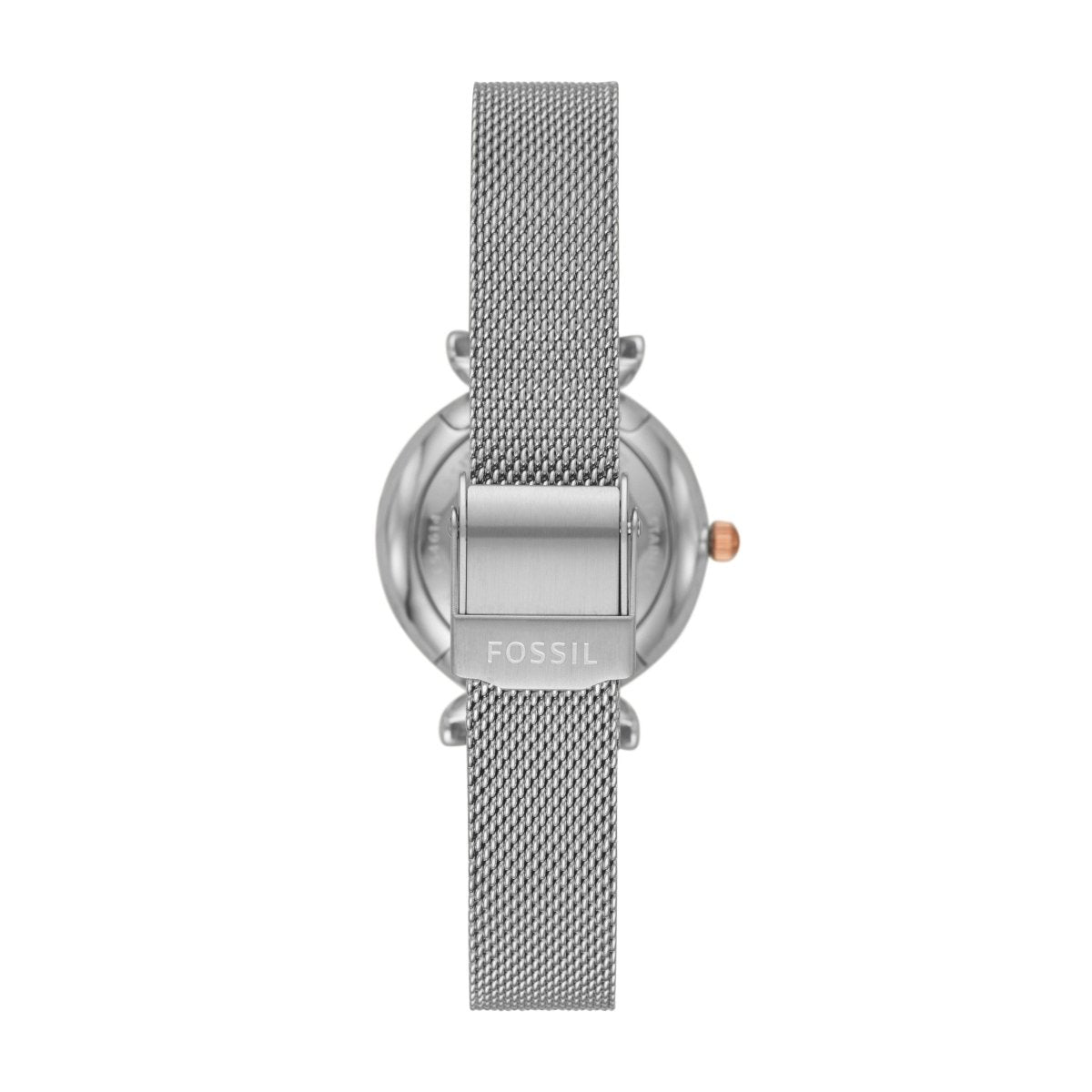 Fossil Carlie Mini Three-Hand Stainless Steel Women's Watch - ES4614 | Time Watch Specialists
