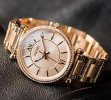 Fossil Carlie Rose Gold Women's Watch | ES4301 | Time Watch Specialists