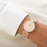 Fossil Carlie Rose Gold Women's Watch | ES4301 | Time Watch Specialists