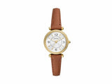 Fossil Carlie Three-Hand Gold-Tone Stainless Steel Woman's Watch | ES5297 | Time Watch Specialists