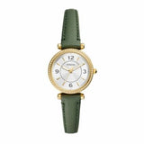 Fossil Carlie Three-Hand Gold-Tone Stainless Steel Woman's Watch | ES5298 | Time Watch Specialists