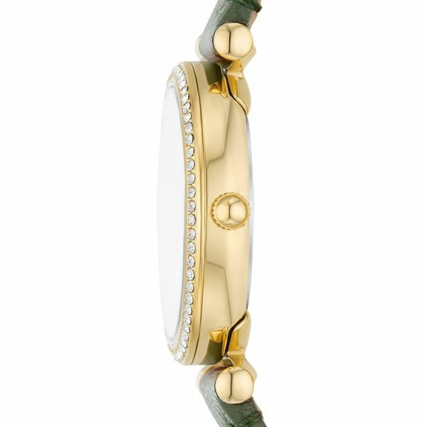 Fossil Carlie Three-Hand Gold-Tone Stainless Steel Woman's Watch | ES5298