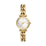 Fossil Carlie Three-Hand Gold-Tone Stainless Steel Woman's Watch | ES5329 | Time Watch Specialists
