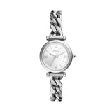 Fossil Carlie Three-Hand Stainless Steel Woman's Watch | ES5331 | Time Watch Specialists