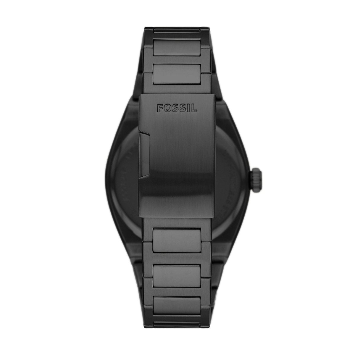 Fossil Everett Three-Hand Date Black Stainless Steel Men's Watch - FS5824 | Time Watch Specialists