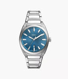 Fossil Everett Three-Hand Date Stainless Steel Man's Watch | FS6054 | Time Watch Specialists