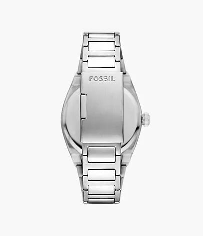 Fossil Everett Three-Hand Date Stainless Steel Man's Watch | FS6054 | Time Watch Specialists