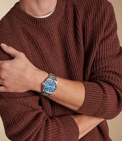 Fossil Everett Three-Hand Date Stainless Steel Man's Watch | FS6054 | Time Watch Specialists