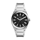 Fossil Everett Three-Hand Date Stainless Steel Men's Watch - FS5821 | Time Watch Specialists