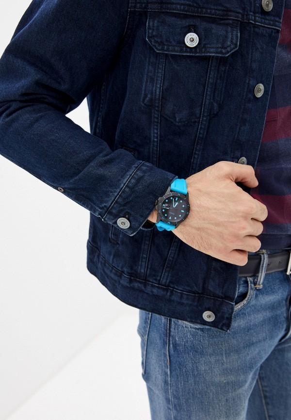 Fossil FB-01 Three-Hand Date Green Silicone Mens Watch | Time Watch Specialists