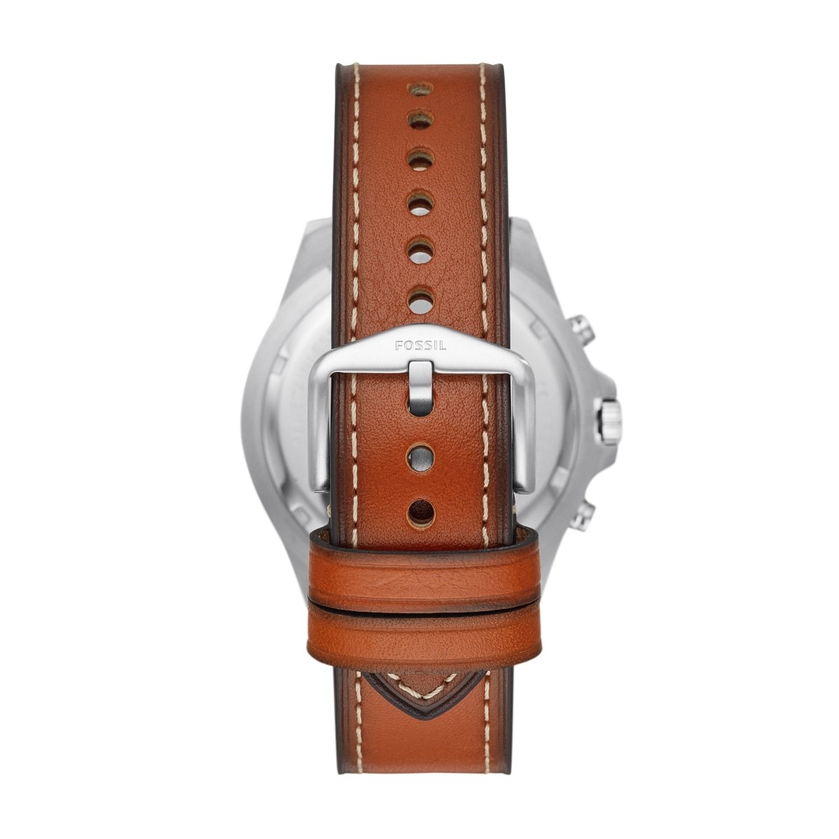 Fossil Garrett Chronograph Luggage Leather Men's Watch - FS5625 | Time Watch Specialists