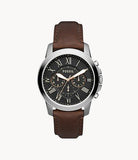 Fossil Grant Chronograph Brown Leather Men's Watch | FS4813IE | Time Watch Specialists