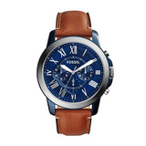 Fossil Grant Chronograph Light Brown Leather Men's Watch - FS5151 | Time Watch Specialists