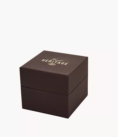 Fossil Heritage Automatic Rose Gold-Tone Stainless Steel Unisex Watch | ME3258 | Time Watch Specialists