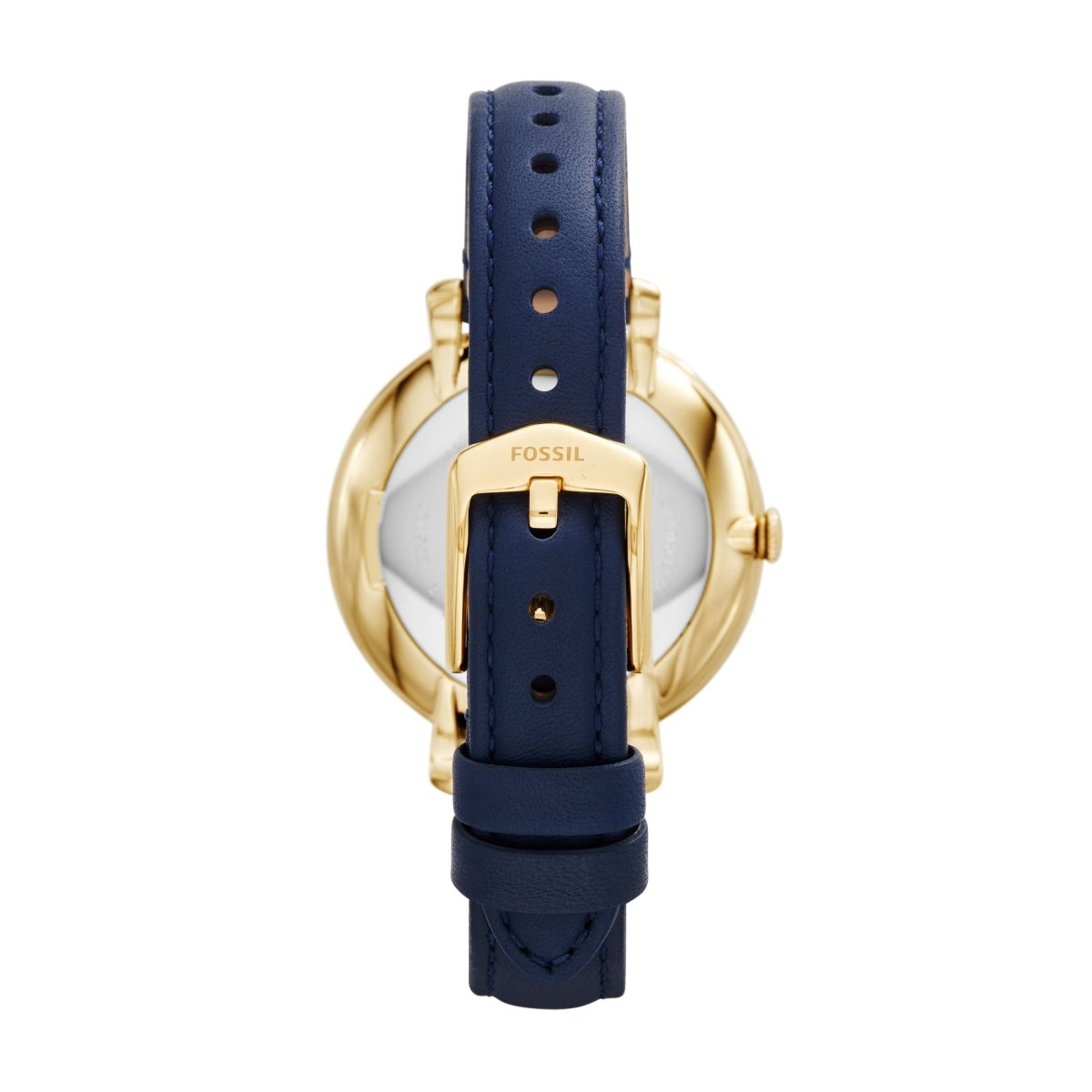Fossil Jacqueline Three-Hand Date Navy Leather Women's Watch - ES5023 | Time Watch Specialists