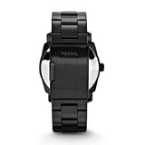 Fossil Machine Black Round Stainless Steel Men's Watch - FS4775 | Time Watch Specialists