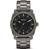Fossil Machine Smoke Round Stainless Steel Men's Watch - FS4774 | Time Watch Specialists