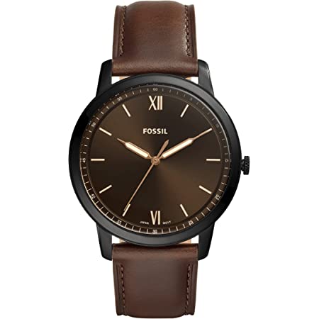 Fossil Machine Three-Hand Date Brown Leather Men's Watch - FS5901 | Time Watch Specialists