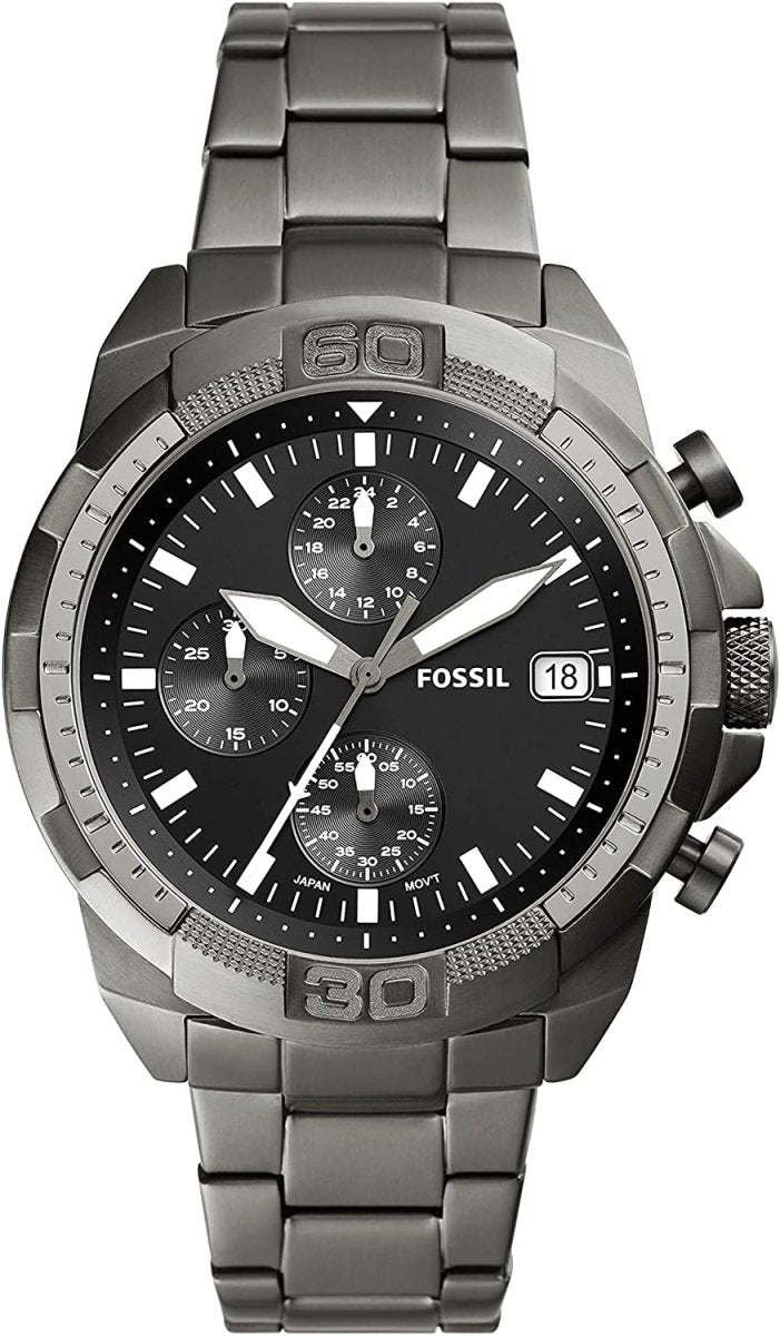 Fossil Men's Bronson Stainless Steel Quartz Chronograph Watch | FS5852 | TIME Watches