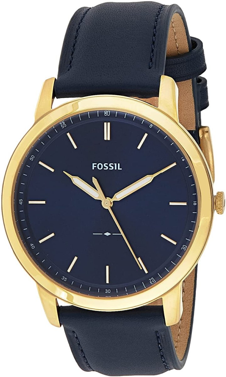 Fossil Men's Neutra Chronograph Navy Leather Watch | FS5789 | TIME Watches