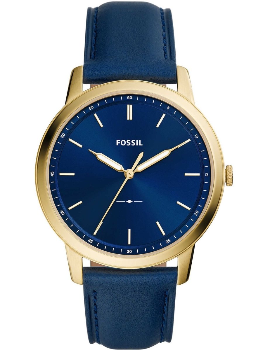 Fossil Men's Neutra Chronograph Navy Leather Watch | FS5789 | TIME Watches