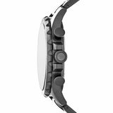 Fossil Nate Smoke Round Stainless Steel Men's Watch | JR1437 | Time Watch Specialists