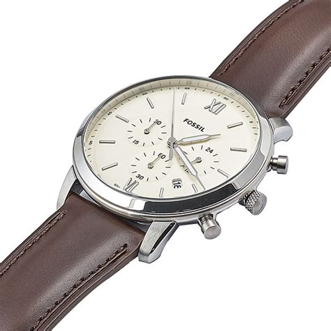 Buy Fossil Neutra Chronograph Brown Leather Men's Watch - FS5380 | Time  Watch Specialists